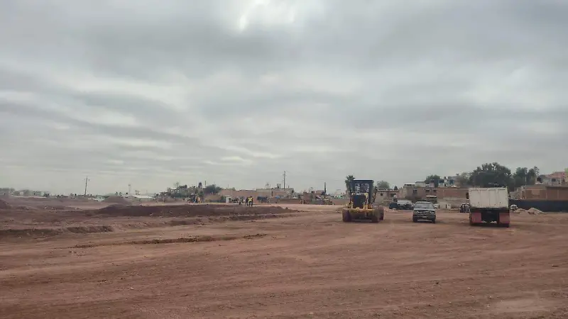 Construcción de viviendas del Bienestar en Durango